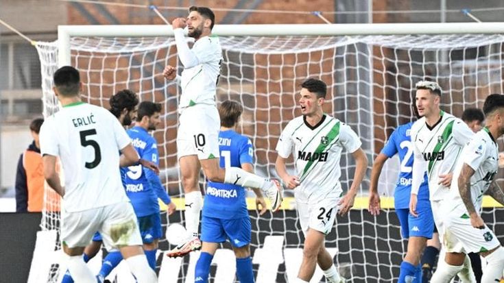 Empoli-Sassuolo 3-4, decide Berardi al 92’