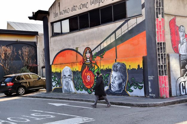 Milano, il meglio della street art per l'omaggio a Cossutta