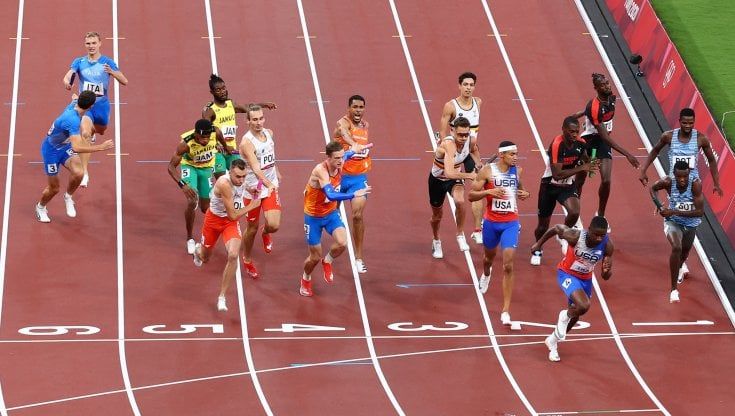 Atletica: l'Italia pasticcia col cambio, 4x400 settima con record