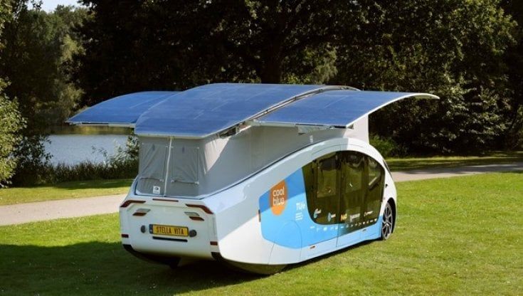 Il camper a pannelli solari con 730 chilometri di autonomia