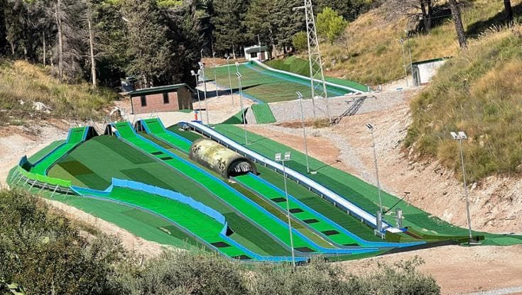 Pista da sci in neveplast di 200 metri a San Martino delle Scale, a fine ottobre via all’impianto
