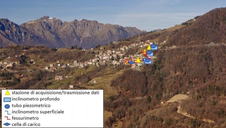 Vivere nei Comuni ostaggio delle frane: Garzeno e Dossena, i paesi che "si muovono"