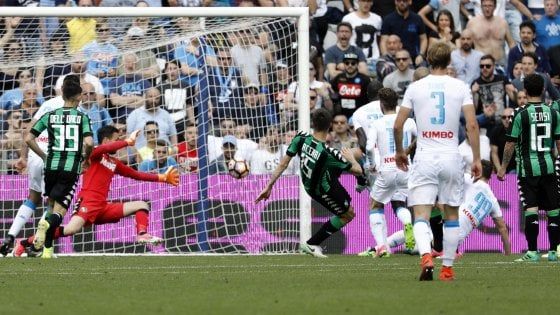 Sassuolo-Napoli 2-2, Milik evita la beffa agli azzurri