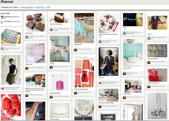 Pinterest, boom di utenti: +150% nel 2013
