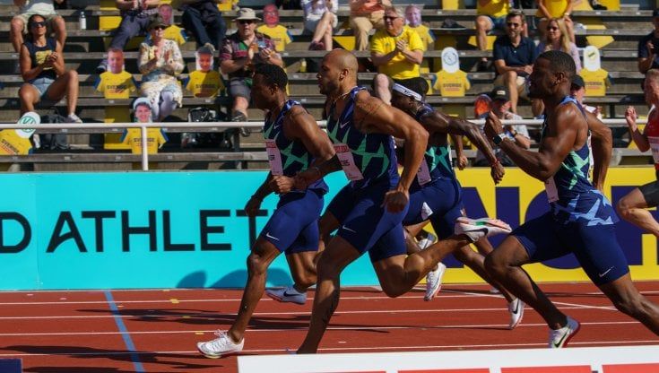 Atletica, Jacobs in forma Tokyo: 10"05 con il vento contrario a Stoccolma