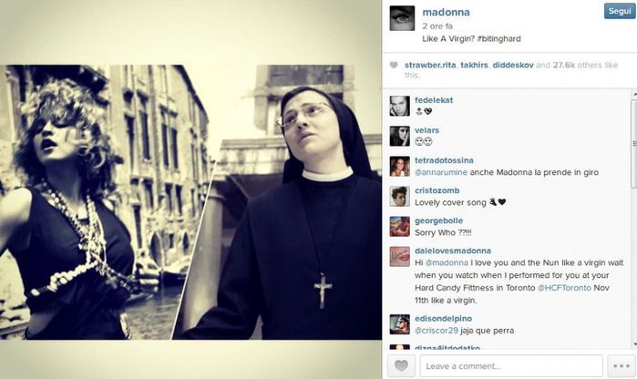 Madonna scopre Suor Cristina: "Sorelle per la vita"