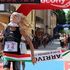 Una coiffeur agli Europei di maratona: 