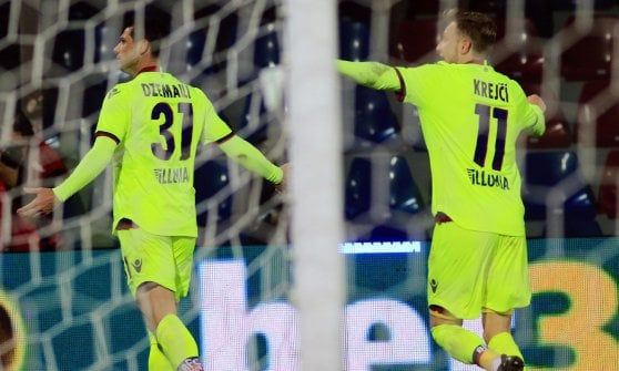 Crotone-Bologna 0-1: Dzemaili affonda i calabresi