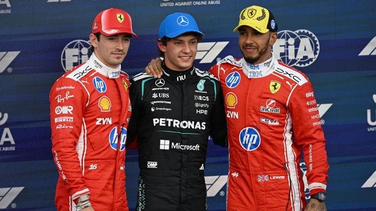 Antonelli in pole davanti alle Ferrari di Leclerc e Hamilton: “Ma ero un po’ stressato”