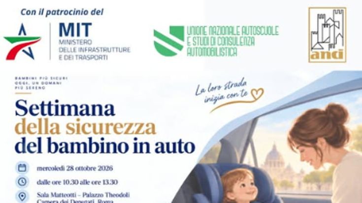 Sicurezza stradale, presentata alla Camera la settimana della sicurezza del bambino