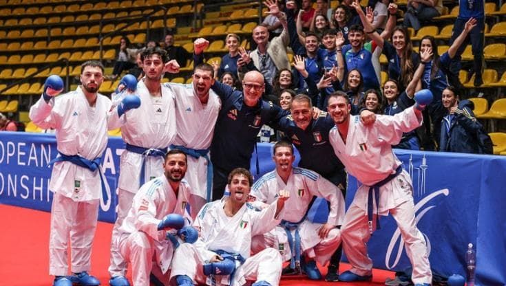 Karate, gli azzurri del kumite maschile difenderanno il titolo europeo