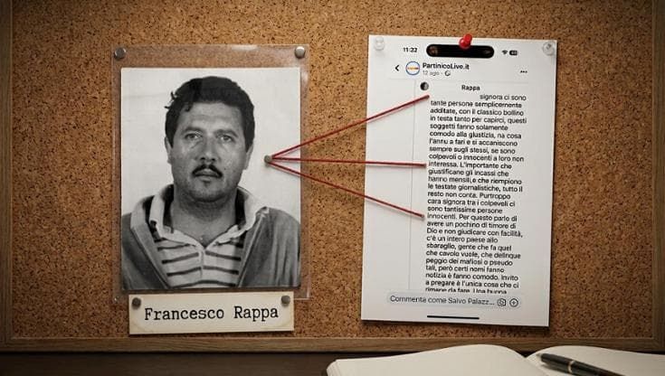La figlia del boss Frank Rappa attacca sui social giudici e cronisti: “Bisogna avere timore di Dio”