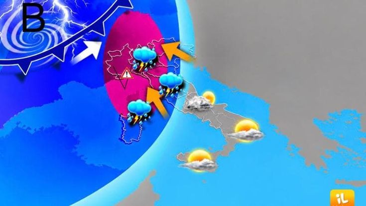 Previsioni meteo, in arrivo una perturbazione atlantica tra martedì e mercoledì: piogge e temporali