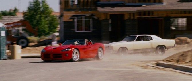 La Viper sul set di Fast & Furious