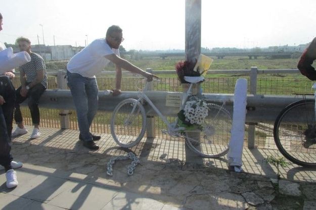 Bari, una bici per ricordare il ciclista ucciso da un pirata