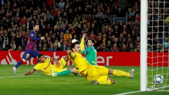 Champions: Messi spinge Barcellona agli ottavi, anche il Lipsia si qualifica