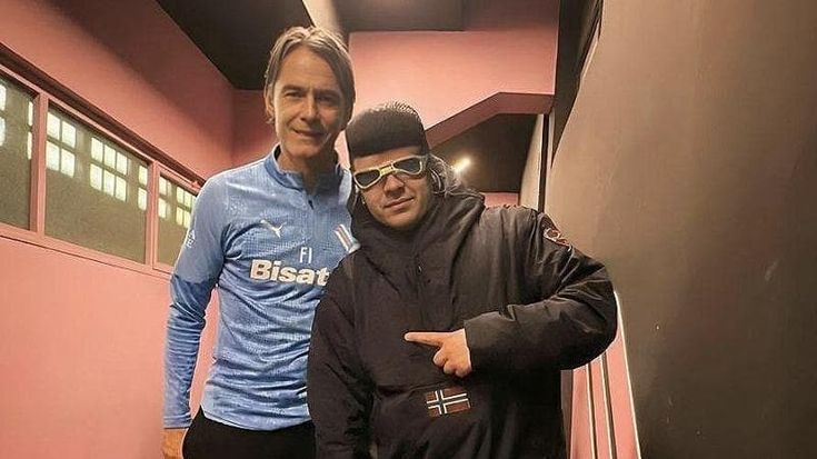 Da Sanremo al Barbera, TonyPitony scende in campo con i rosanero di Pippo Inzaghi