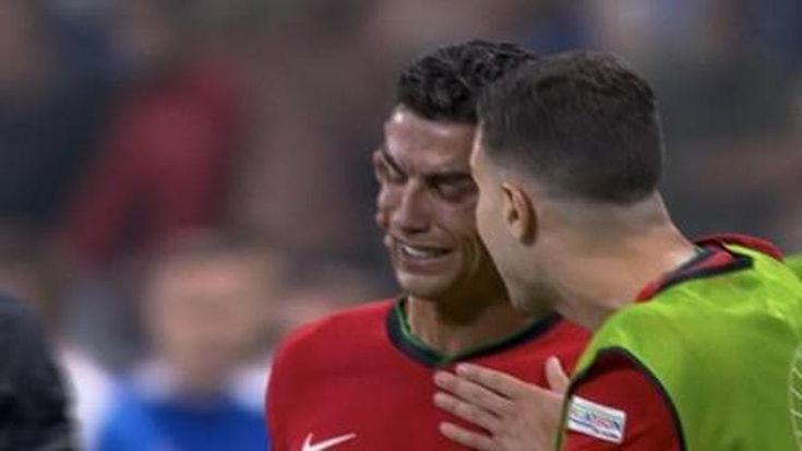 Cristiano Ronaldo sbaglia un rigore e scoppia in lacrime ma poi si riscatta sempre dal dischetto