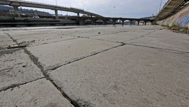 Genova, il volto della siccità