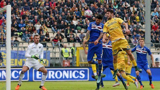 Frosinone-Sampdoria 2-0, i ciociari fanno tutto in un minuto