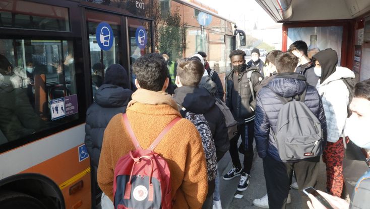 Ritorno a scuola sui bus