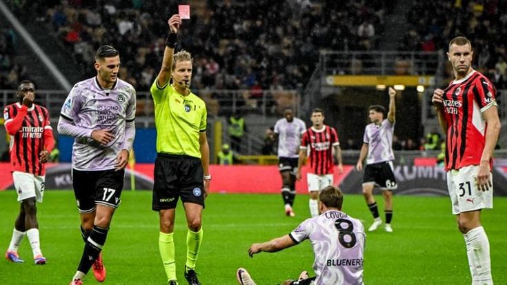 Gol annullato all’Udinese al 95’ contro il Milan: ecco cosa è successo