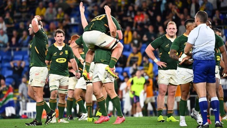 Rugby: spettacolare successo del Sudafrica, ma il Quattro Nazioni va agli All Blacks