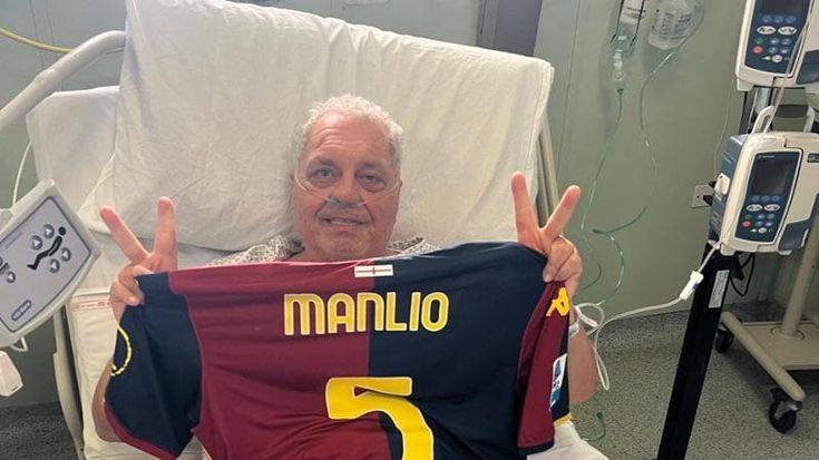 Manlio Cinque, una maglia speciale per il tifoso del Genoa che ha avuto l’infarto