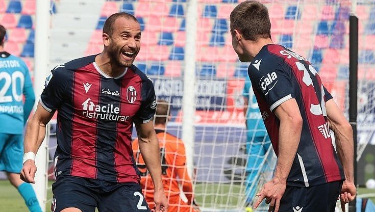Il Bologna schianta lo Spezia 4-1, Saputo applaude in tribuna