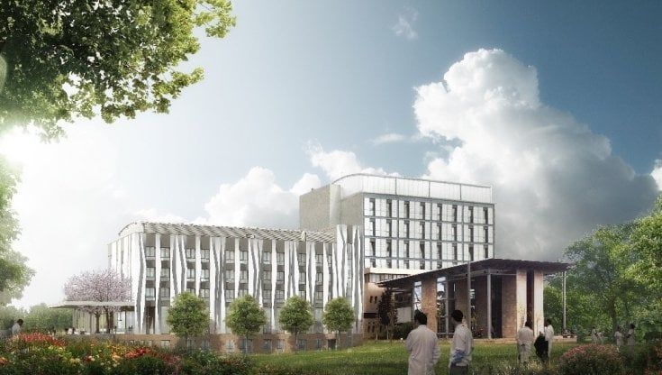 Il nuovo centro oncologico di Parma: posata la prima pietra. Ora tre anni per realizzarlo 