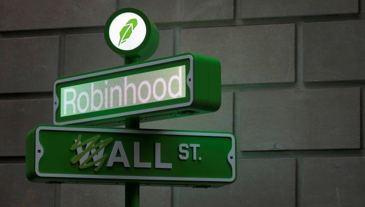 Robinhood sulle montagne russe in Borsa: dopo aver toccato le stelle arrivano le vendite