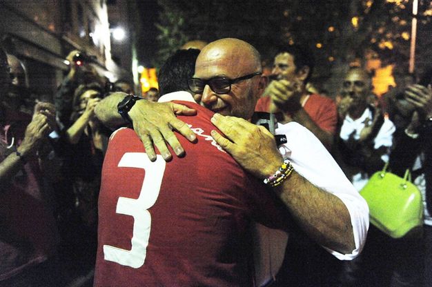 Livorno ai Cinquestelle, la festa di Nogarin