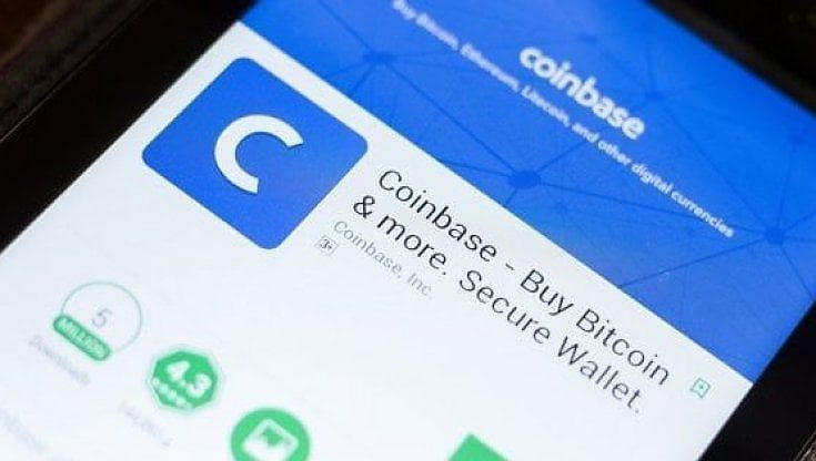 La piattaforma di criptovalute Coinbase punta a Wall Street 