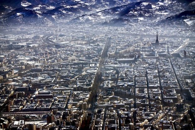 Lo skyline di Torino<br />agli occhi di un'aquila<br />&nbsp;