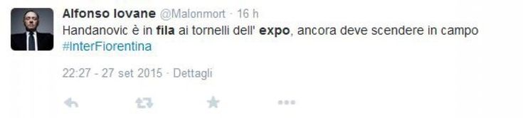Inter-Fiorentina, su Twitter il processo ad Handanovic