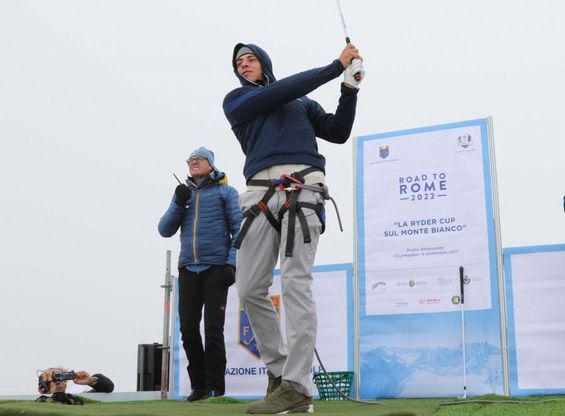 La Ryder Cup riparte dai 3500 metri del Monte Bianco