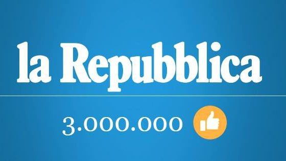 Il record di Repubblica su Facebook: 3 milioni di like