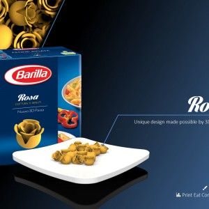Barilla, ecco i primi modelli di pasta in 3D