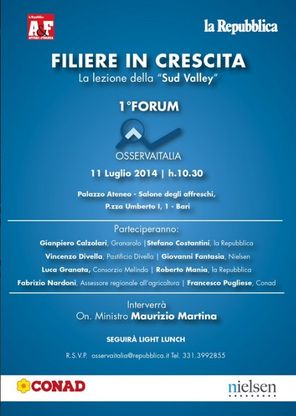 Alla scoperta delle filiere<br />il forum sull'agroindustria
