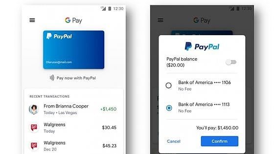 Con PayPal pagamenti integrati su Gmail, Youtube e Play Store