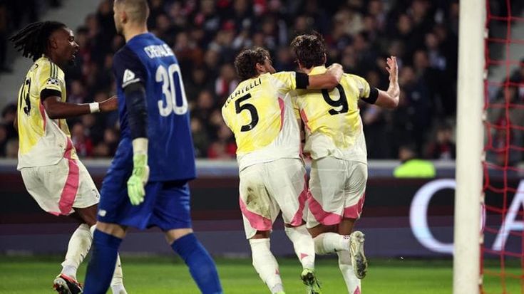 Lille-Juventus 1-1: segna Vlahovic su rigore, buon pari per i bianconeri