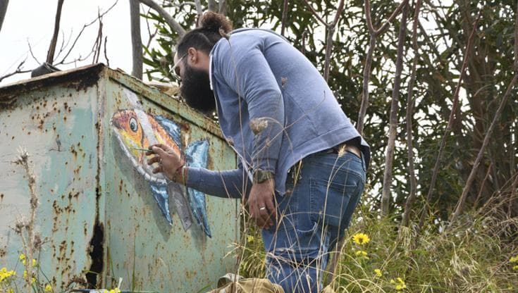 L’arte per salvare il mare. Al via il tour dello street artist Nino Carlotta sulla costa siciliana