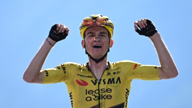 Kuss vince ai Piani di Pezzè, Ciccone 3° e nuovo leader della montagna. Vingegaard controlla