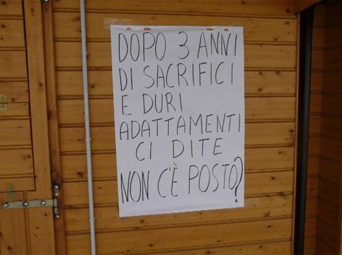 Il Tar salva le "casette"<br />sospeso lo sgombero
