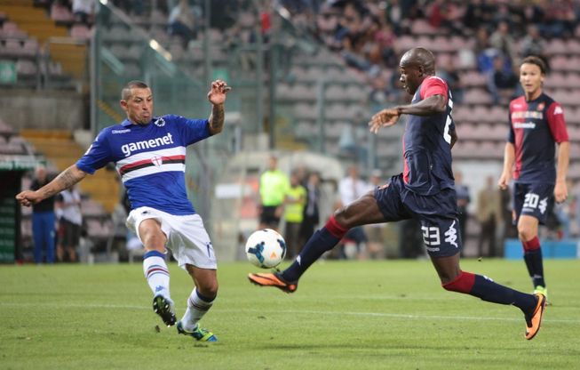 Cagliari - Samp, la fotopartita