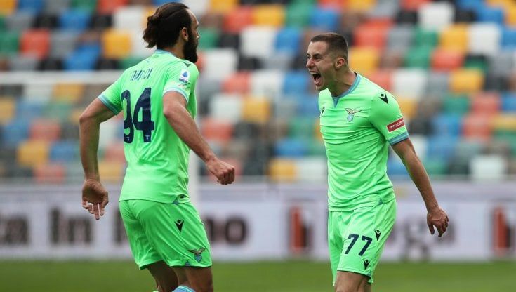 Udinese-Lazio 0-1: Marusic tiene i biancocelesti agganciati al treno Europa