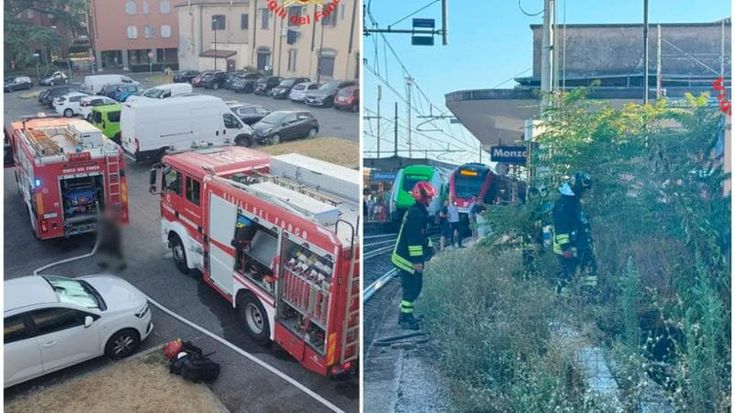 Incendio lungo i binari, sospesa la circolazione a Monza: disagi per treni cancellati e in ritardo