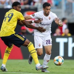 Fiorentina, sconfitta con l'Arsenal e volo nel New Jersey