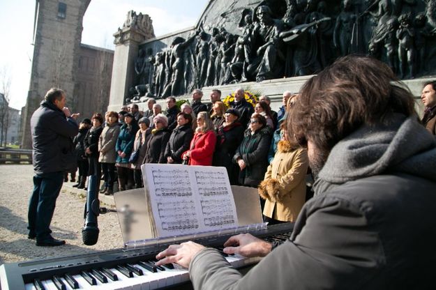 Cerimonia in ricordo di Giuseppe Verdi
