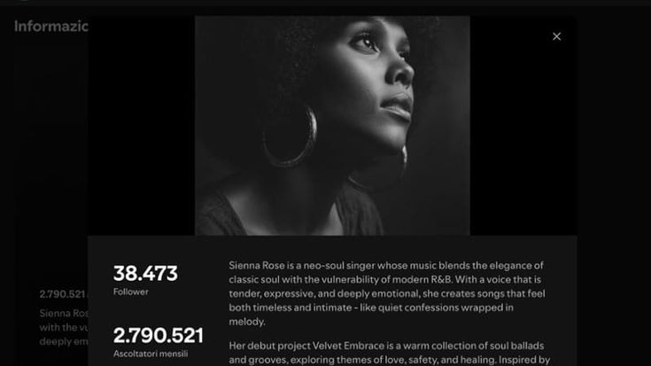 Chi è Sienna Rose, l’artista (quasi sicuramente) IA che sta sbancando Spotify